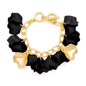 ZENZII RESIN & METAL HAND PAINTED PETAL BRACELET 💖STUNNING💖